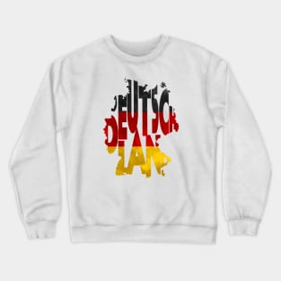 Germany Typo Map Crewneck Sweatshirt